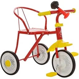 Детский трехколесный велосипед M 5335К Prof1 Kids с пластиковыми ободами резиновыми колесами и клаксоном