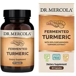 Натуральна добавка Dr. Mercola Fermented Turmeric 60 капсул