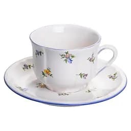 Столовий набір посуду тарілок і чашок 32 предмети на 6 персон Retro Floral порцеляновий Yiwu YY78-9A - мініатюра 2