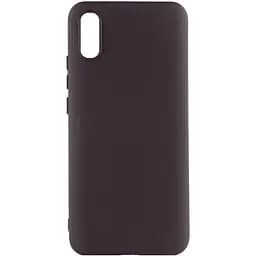 Чохол Silicone Cover Lakshmi (AA) для Xiaomi Redmi 9A Шоколадний / Chocolate