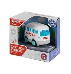 Машинка HE 0537-1 "Скорая помощь", звук, свет, в коробке (6900048090039)