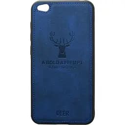 Чохол-накладка Toto Deer Shell With Leather Effect Case Xiaomi Redmi Go Dark Blue