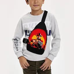 Сумка через плече дитяча RDR / Red Dead Redemption 29х17 см сумка слінг для хлопчика (02298)