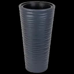 Горшок для цветов Serinova Kumsal, 13.7 л, антрацитовый (KVT3-Antrasit)