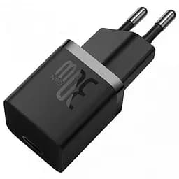 Мережевий зарядний пристрій Baseus GaN5 Fast Charger Xiaomini 1C 30W EU CCGN070401 Black
