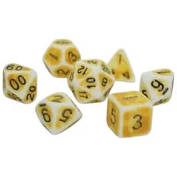 Набор кубиков Ancient 7 Dice Set - Yellow , 7 шт. (g7danc09)