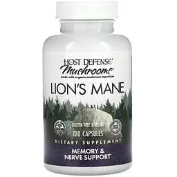 Натуральная добавка Host Defense Lion's Mane 120 вегакапсул
