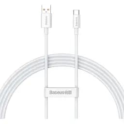 Кабель Baseus Superior Fast Charging USB-А to USB-С 1.5 m White (P10320102214-02) [106125]