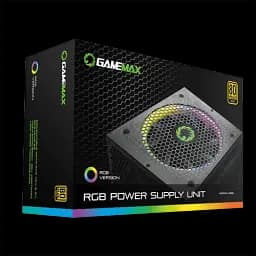 Блок живлення 1050 Вт, GameMax RGB1050 PRO, Black, модульний, 80+ Gold, Active PFC, 14 см з RGB підсвічуванням - мініатюра 6