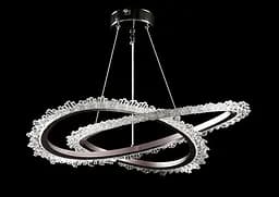 Люстра стельова LED Splendid Ray L145/1, 40W, хром/сірий, регулювання висоти 30-90 см, сучасний стиль для дому
