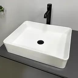 Умивальник VBI Triest M white накладний VBI-012713, Білий