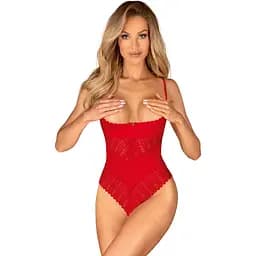 Боди Obsessive Ingridia crotchless teddy XS/S