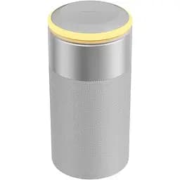 Бездротовий зарядний пристрій WiWU Wi-W022 Multi-Function with Ambient Light Speaker Silver [99538] - мініатюра 2