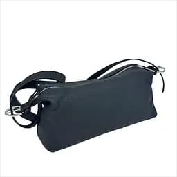 Жіноча чорна маленька чорна сумка Olivia Leather B24-W-2032A - мініатюра 3