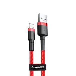 Кабель Baseus Cafule Lightning 1.5A (2m) red (CALKLF-C09)