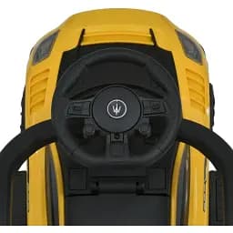 Дитяча каталка-толокар 2 в 1 Bambi M 5106-6 з батьківською ручкою жовтий - мініатюра 5