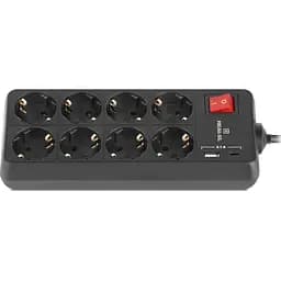 Мережевий фільтр живлення REAL-EL RS-PROTECT 805 3m, black (EL122300043) - мініатюра 5