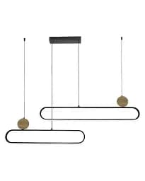 Підвісний світильник, люстра Goldlux 333889 Florentyna LED 1x48W 4000K 6000Lm IP20 чорний