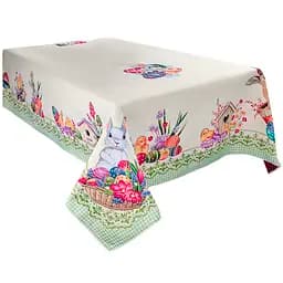 Скатерть Lefard Home Textile Peeps гобеленовая 220x140 см бежево-зеленая (732-284)