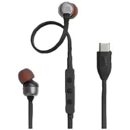 Навушники провідні JBL T310C USB-C (JBLT310CBLK) з мікрофоном чорні JBLT310CBLK - мініатюра 2