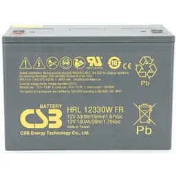 Акумулятор CSB HRL12330W AGM 12V 100Ah - мініатюра 2
