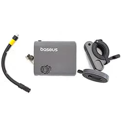 Насос велосипедний електричний Baseus PrimeTrip Series Cosmic Black акумуляторний 1750 mAh 150 PSI (10.2 бар) цифровий манометр