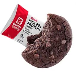 Протеиновое печенье Born Winner Boost со вкусом двойного шоколадного печенья с черникой 75 г