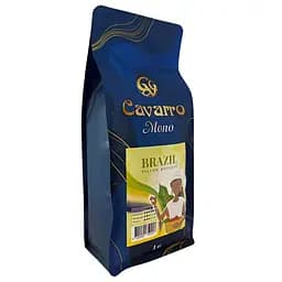 Кава натуральна зернова Cavarro Mono Arabica Brazil Yellow Bourbon 1кг