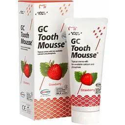 Крем для зубов GC Tooth Mousse клубника 35 мл