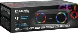 Акустична система 1.0 Defender Q1 10W Light/BT/FM/USB/TF/AUX (65301) - мініатюра 2