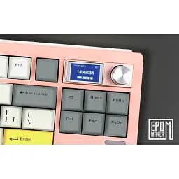 Клавіатура Epomaker Shadow-S Wisteria Linear Switch Pink (SHS-P-WL) [125693] - мініатюра 3