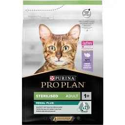 Сухий корм для стерилізованих котів Purina Pro Plan Sterilised Adult 1+ Renal Plus з індичкою 3 кг (12369078) - мініатюра 2