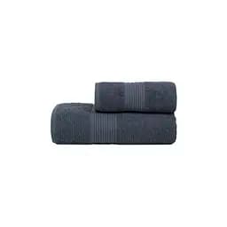 Рушник махровий Lotus Home - Ammi antrasit антрацит 50x90 - мініатюра 6