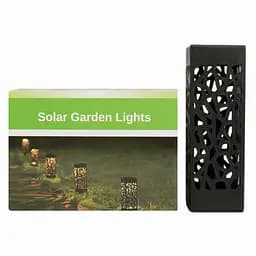 Ліхтар садовий прямокутний на сонячній батареї Market Union 28.5 см 6 шт. (HJ-002)