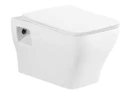 Унитаз подвесной RJ Flex сиденье Duroplast Slim slow-closing, white RJCE03004, Белый