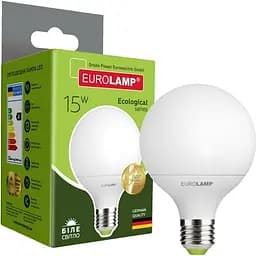 Светодиодная лампа Eurolamp LED Ecological Series, G95, 15W, E27, 4000K (LED-G95-15274(P))