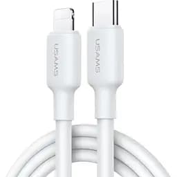 Кабель Usams SJ610 U84 Type-C To Lightning PD 20W Charging Data Cable 1 м Білий