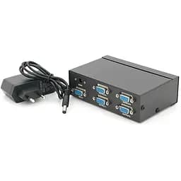 Активний спліттер VGA сигналу KV-FJ2504S 150MHz 4 Port, DC5V/2A