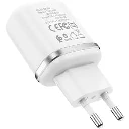 Сетевое зарядное устройство для Borofone BA36A High speed single port QC3. 0 charger set 18W белый