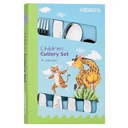 Набір дитячих столових приладів Ardesto Animals 4 прилади (AR0704AS)