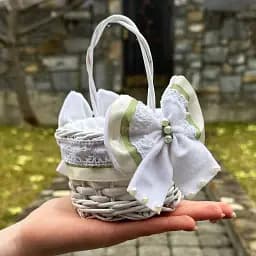 Пасхальная корзина 10х10х15 см. hand-made MIS LT 12