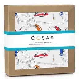 Пелюшки фланелеві Cosas Cars 80х100 см, білі