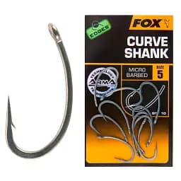 Крючок карповый Fox International Curve Shank #7 (10 шт/уп)
