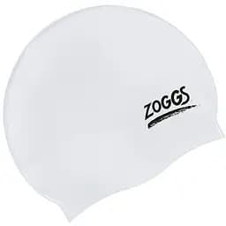 Шапочка для плавання Zoggs Silicone Cap Білий (1000-300772)