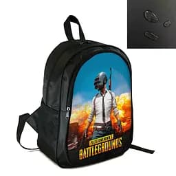 Рюкзак міський/шкільний 38×28см з принтом PUBG: Battlegrounds дитячий, підлітковий, спортивний (4204)