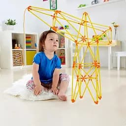 Конструктор Hape Flexistix Кран бамбуковий 94 деталі (E5562) - мініатюра 4