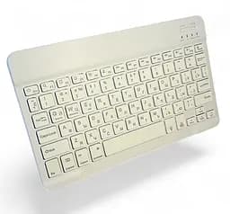 Бездротова клавіатура Primo KB02 Bluetooth з підсвічуванням White - мініатюра 2
