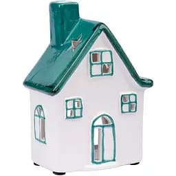 Декор Novogod'ko Будиночок-свічник 14 см білий (974619)