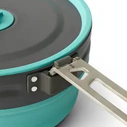 Каструля Sea To Summit Frontier UL Collapsible Pot 2.2 L Aqua Blue (1033-STS ACK025021-390201) - мініатюра 3