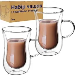 Набір чашок S&T з подвійною стінкою 100 мл (202-20)